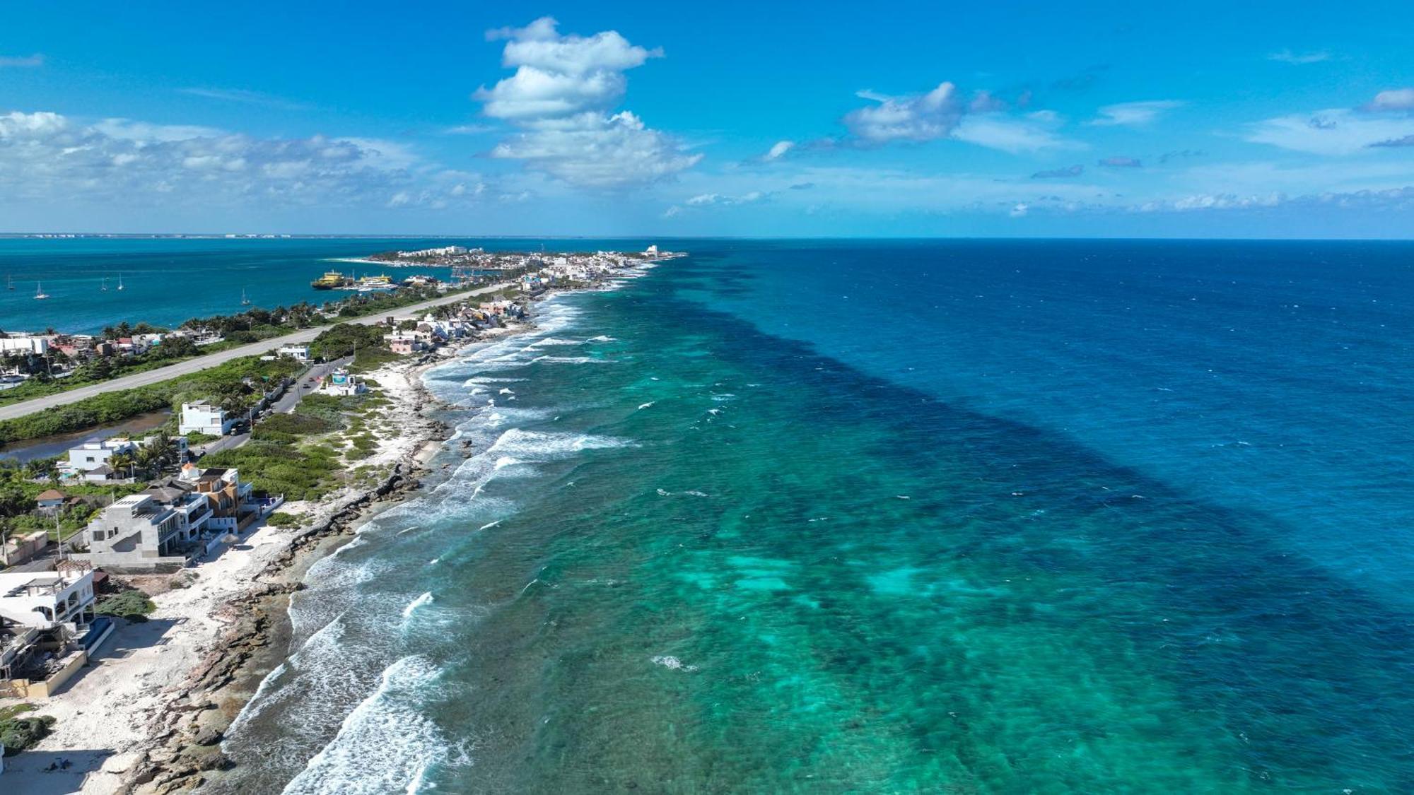 Villa Casa Javi- Ocean Front Located Mid Isla Mujeres Extérieur photo