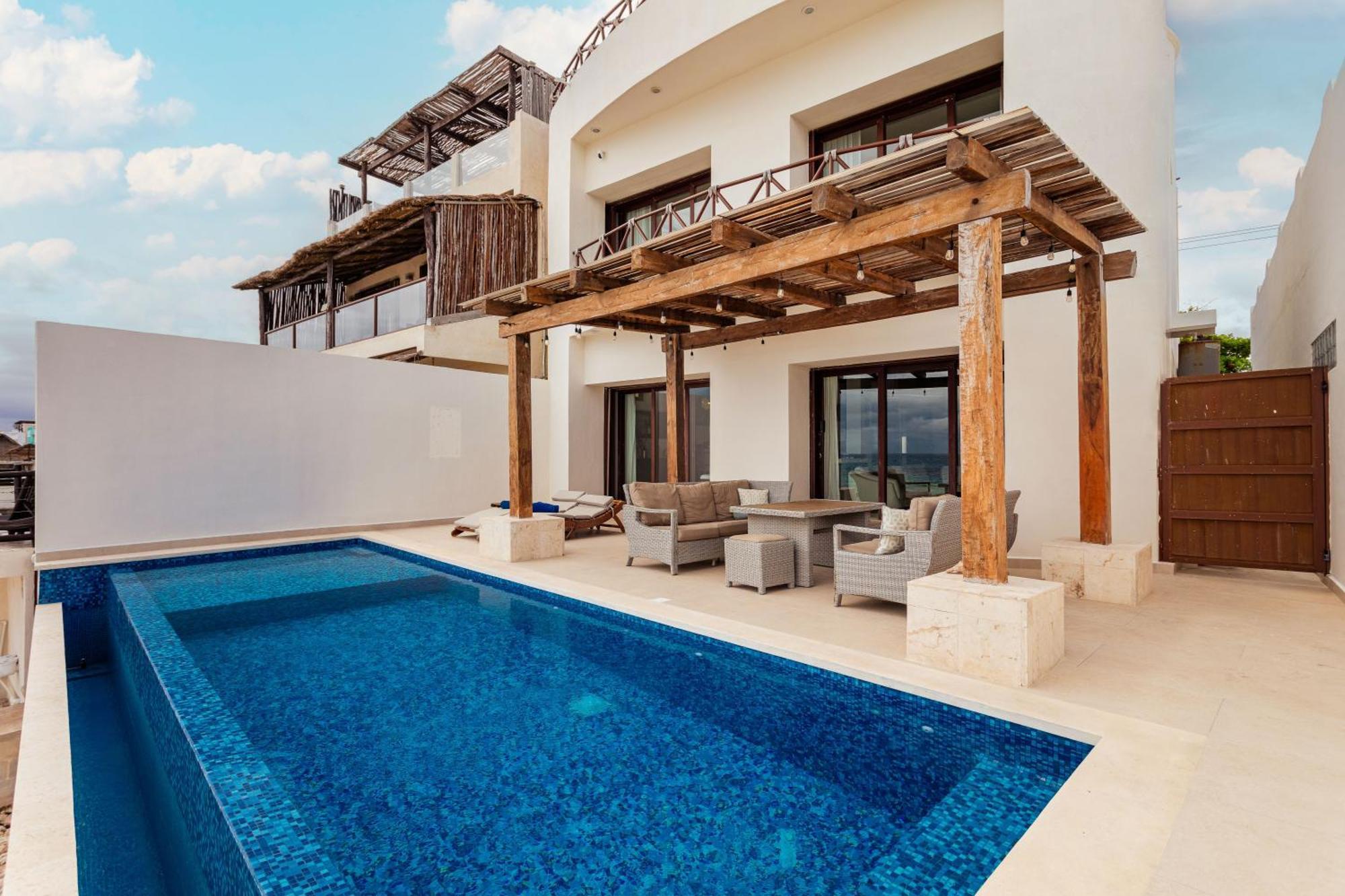 Villa Casa Javi- Ocean Front Located Mid Isla Mujeres Extérieur photo