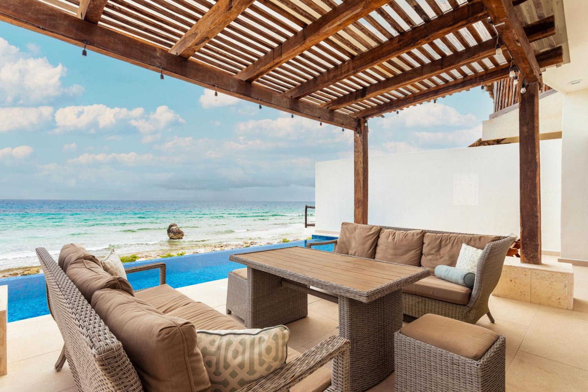 Villa Casa Javi- Ocean Front Located Mid Isla Mujeres Extérieur photo